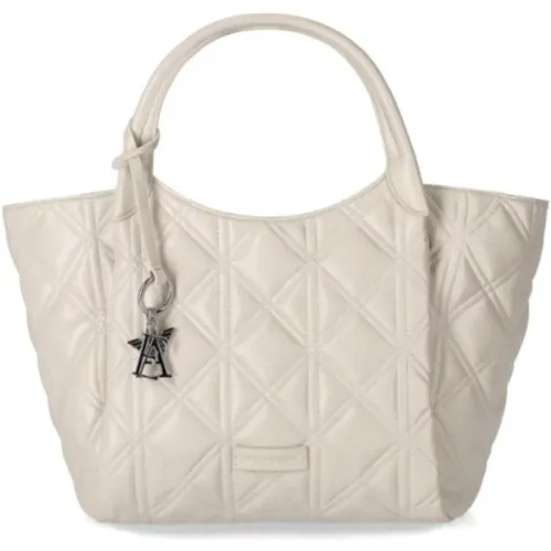 Quilted Shopping Bag with Removable Strap , female, Sizes: ONE SIZE - Emporio Armani - Modalova