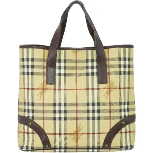 Pre-owned Canvas totes , female, Sizes: ONE SIZE - Burberry Vintage - Modalova