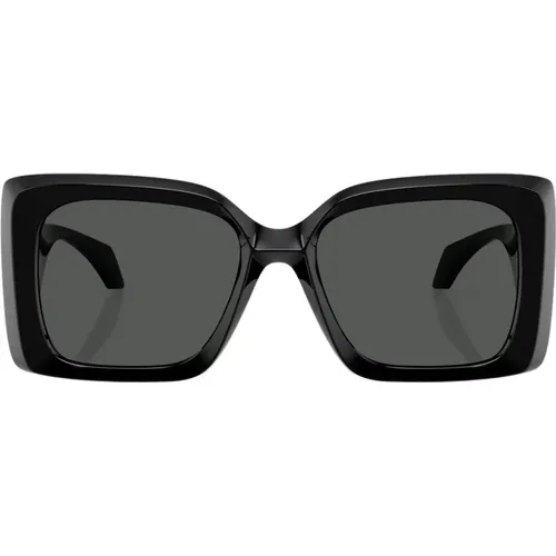 Trendige Unregelmäßige Sonnenbrille mit Medusa-Plakette , Damen, Größe: 54 MM - Versace - Modalova