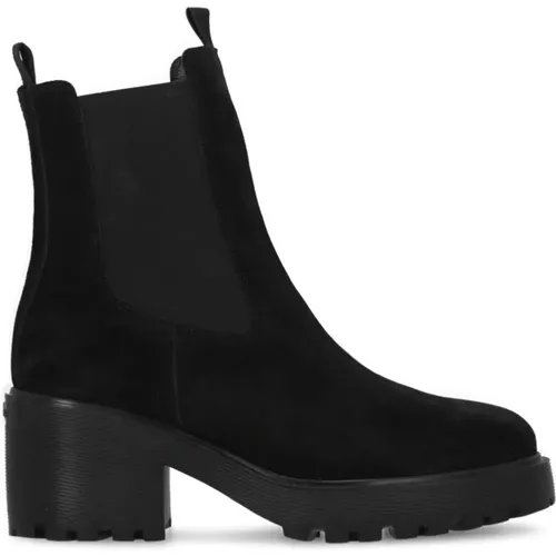 Suede Leather Boots for Women , female, Sizes: 3 UK, 3 1/2 UK, 2 UK - Hogan - Modalova