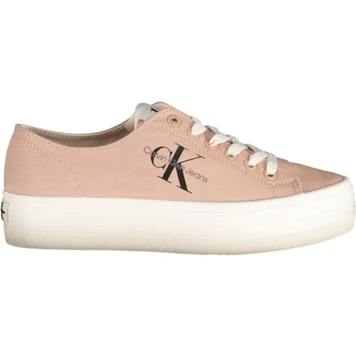 Rose Sneakers with Sports Shoe Style , female, Sizes: 8 UK, 7 UK - Calvin Klein - Modalova