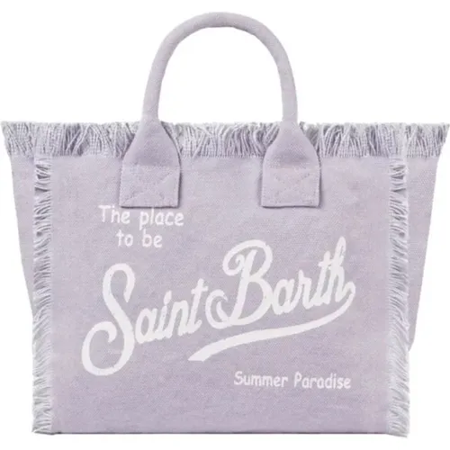 Lilac Bags for Stylish Fashionistas , female, Sizes: ONE SIZE - MC2 Saint Barth - Modalova