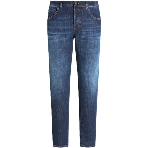 Reguläre Breakbeat Blaue Jeans , Herren, Größe: W34 - PT Torino - Modalova