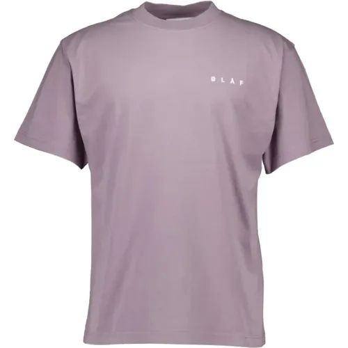 Pixelated Face Tee Grey T-Shirt , male, Sizes: XS, M, L, XL - Olaf Hussein - Modalova