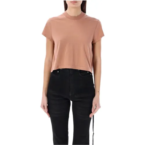 Gekürztes Small Level T-Shirt , Damen, Größe: S - Rick Owens - Modalova