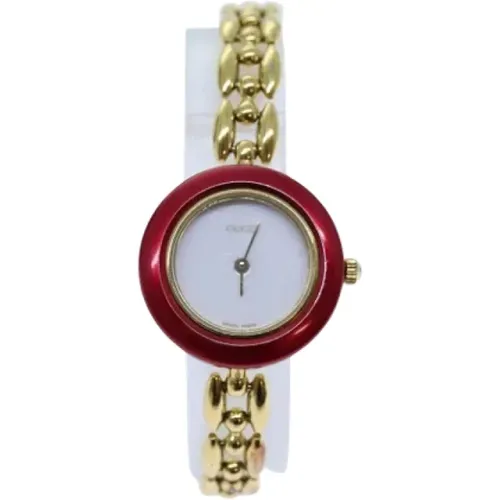 Pre-owned Metal watches , female, Sizes: ONE SIZE - Gucci Vintage - Modalova