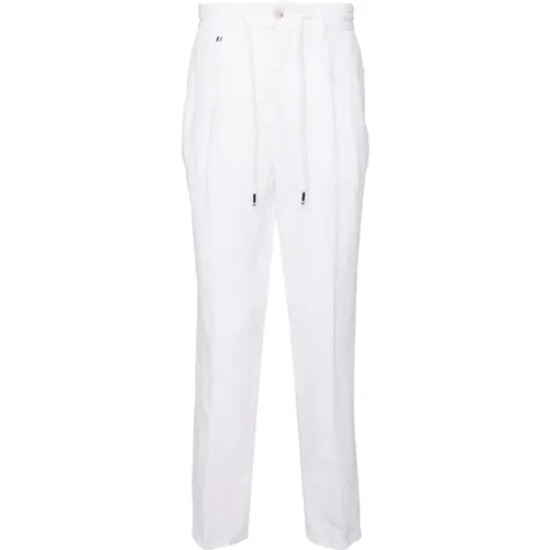 C-Genius linen pants , male, Sizes: 2XL - Hugo Boss - Modalova