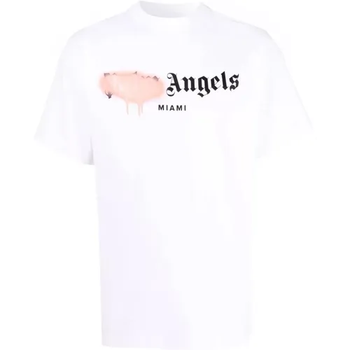 T-Shirt , Herren, Größe: XL - Palm Angels - Modalova
