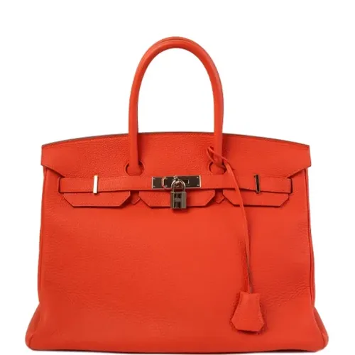 Pre-owned Canvas handbags , female, Sizes: ONE SIZE - Hermès Vintage - Modalova