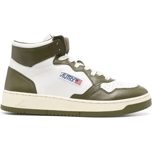 Mid Medalist Sneakers , male, Sizes: 10 UK, 7 UK, 8 UK - Autry - Modalova