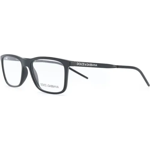 Schwarze Optische Brille Stilvoll und vielseitig , Herren, Größe: 53 MM - Dolce & Gabbana - Modalova