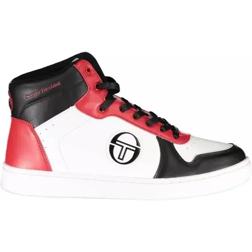 Weiße High-Top Sneakers mit Eleganten Details , Herren, Größe: 40 EU - Sergio Tacchini - Modalova