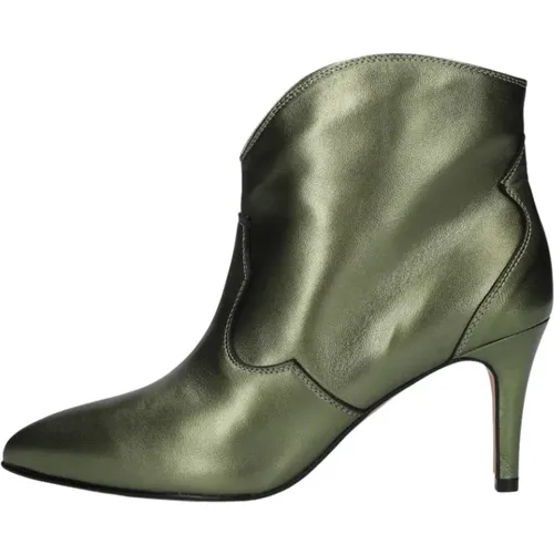 Grüne Metallic Stiefeletten Selene,Taupe Stiefeletten Selene - Toral - Modalova