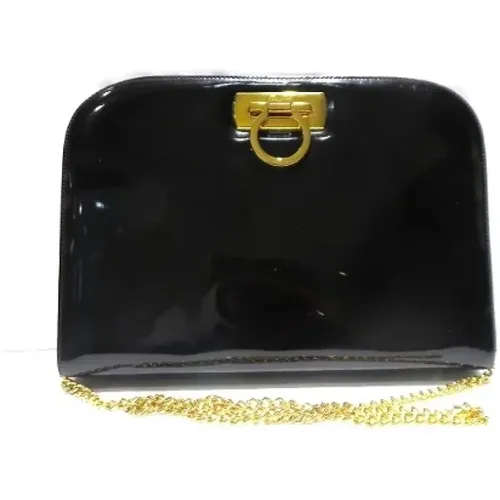 Pre-owned Leather shoulder-bags , female, Sizes: ONE SIZE - Salvatore Ferragamo Pre-owned - Modalova