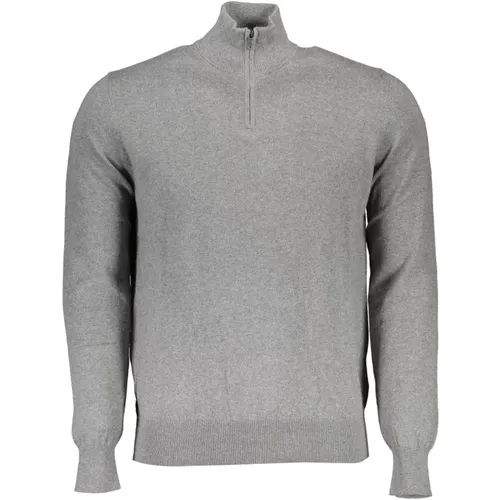 Umweltfreundlicher Halb-Zip Langarm-Pullover , Herren, Größe: 2XL - North Sails - Modalova