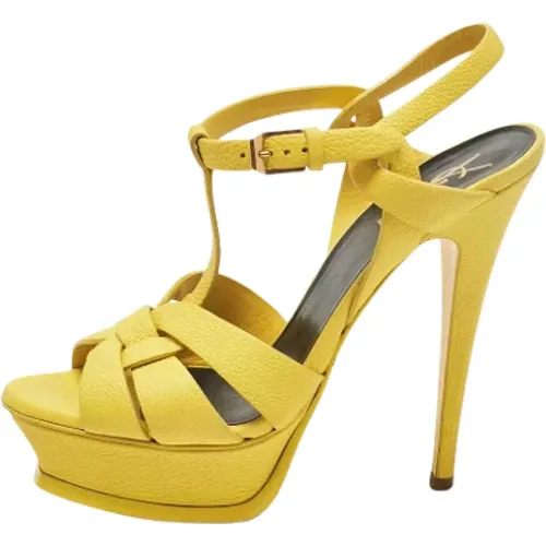 Pre-owned Leder sandals - Yves Saint Laurent Vintage - Modalova