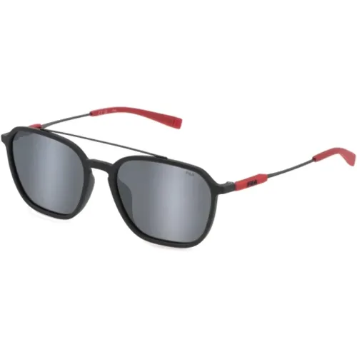 Stilvolle graue Sonnenbrille für Männer - Fila - Modalova