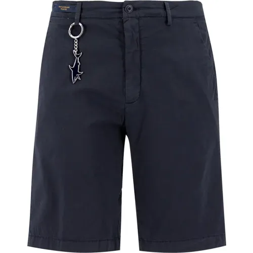 Blaue Bermuda Shorts für Herren - PAUL & SHARK - Modalova