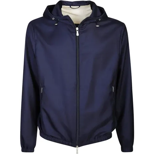 Reversible Hooded Sport Jacket , male, Sizes: 3XL - Eleventy - Modalova