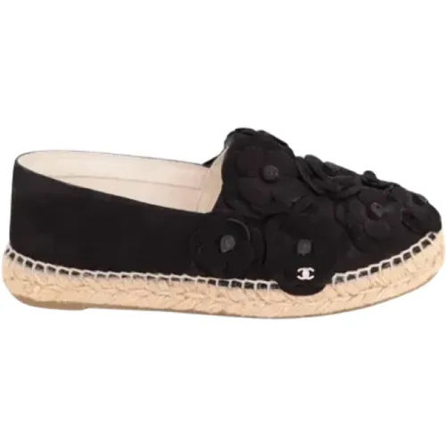 Pre-owned Suede espadrilles , female, Sizes: 4 UK - Chanel Vintage - Modalova