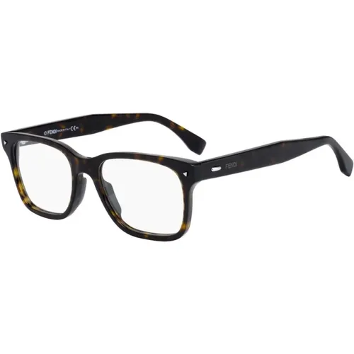 Fashion-forward Eyewear in Havana Frame , female, Sizes: 52 MM - Fendi - Modalova