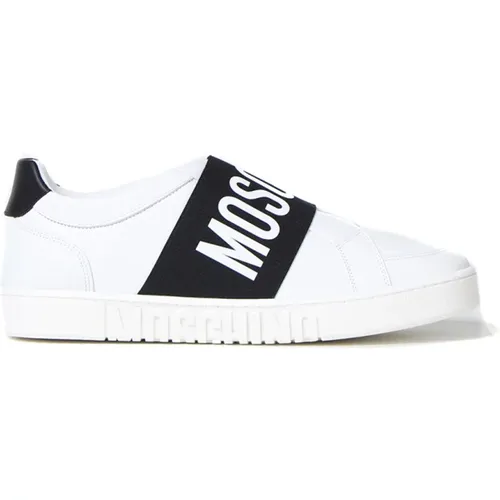 Stylish Sneaker for Men , male, Sizes: 7 UK - Moschino - Modalova