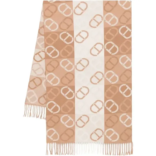 Sandy Brown Stola Schal Wrap - Twinset - Modalova