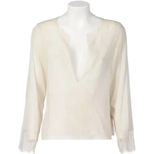 Pre-owned Cotton tops , female, Sizes: XL - Gucci Vintage - Modalova