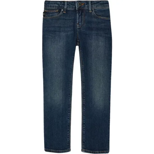 Skinny 5-Pocket Jeans, Mittlere Wäsche - Armani - Modalova