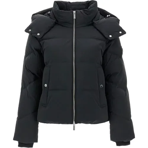 Gesteppte Daunenjacke mit Abnehmbarer Kapuze , Damen, Größe: XS - Woolrich - Modalova