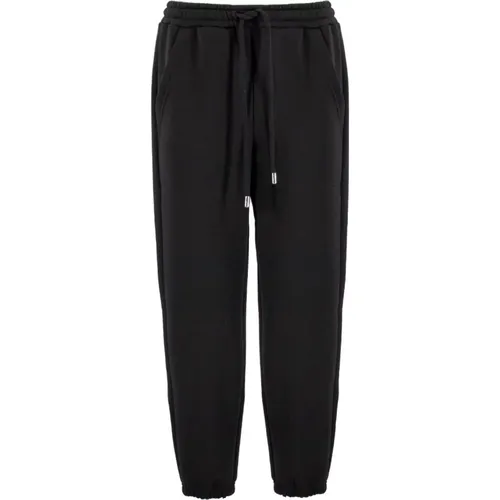 Sporty Jogger Trousers with Comfort Fit , female, Sizes: L, 2XS - Ermanno Scervino - Modalova