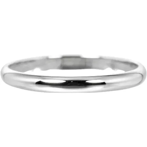 Pre-owned Platinum rings , unisex, Sizes: ONE SIZE - Cartier Vintage - Modalova