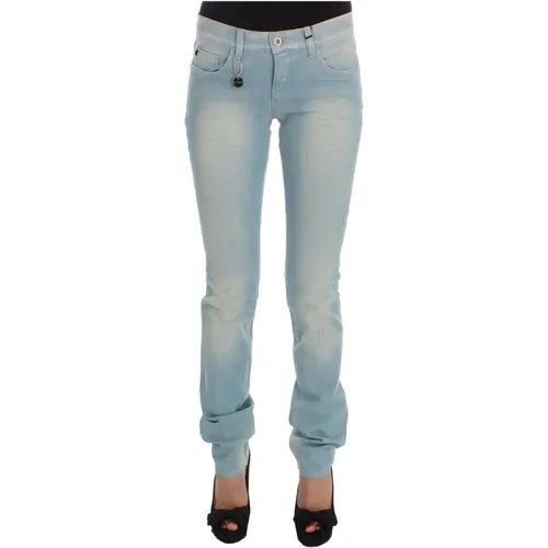 Blaue Super Slim Fit Jeans , Damen, Größe: W26 - Costume National - Modalova