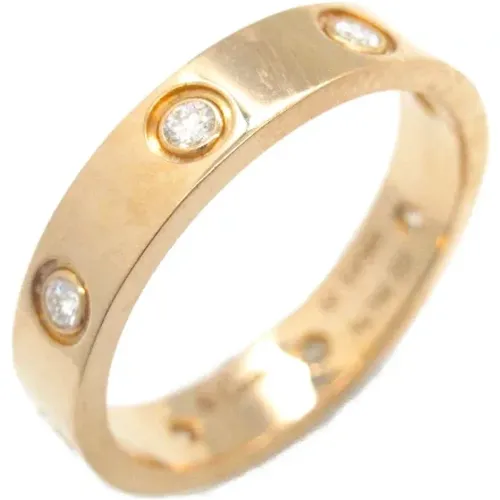 Pre-owned Pearl rings , female, Sizes: ONE SIZE - Cartier Vintage - Modalova