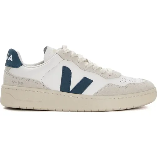 Weiße Ledersneakers Kalifornischer Stil - Veja - Modalova