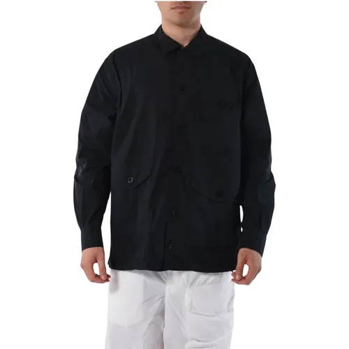 Cotton Overshirt with Button Closure , male, Sizes: M, L - Ten C - Modalova