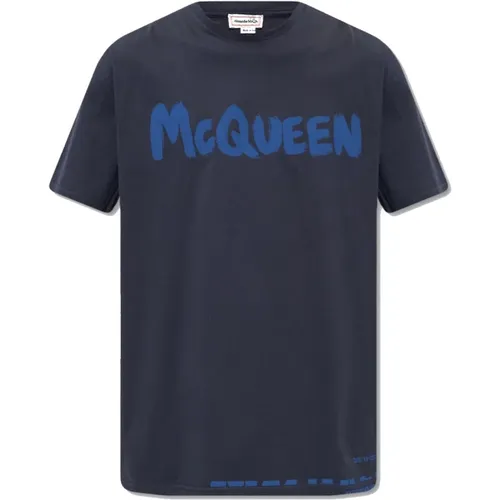 T-Shirts , Herren, Größe: S - alexander mcqueen - Modalova