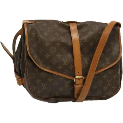 Pre-owned Canvas shoulder-bags , female, Sizes: ONE SIZE - Louis Vuitton Vintage - Modalova