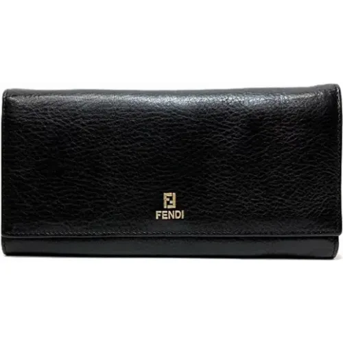 Pre-owned Leather wallets , female, Sizes: ONE SIZE - Fendi Vintage - Modalova