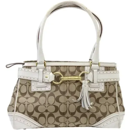 Pre-owned Canvas handbags , female, Sizes: ONE SIZE - Coach Pre-owned - Modalova