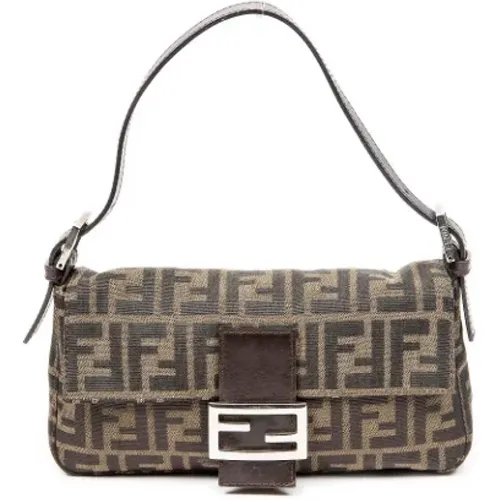 Pre-owned Canvas shoulder-bags , female, Sizes: ONE SIZE - Fendi Vintage - Modalova