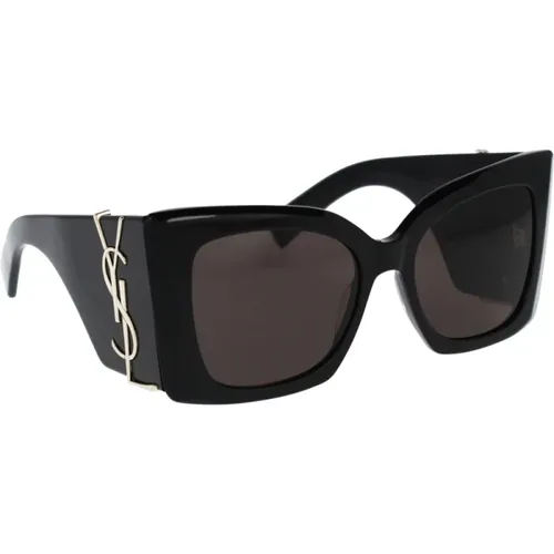 Elegante Blaze Sonnenbrille für Frauen , Damen, Größe: 54 MM - Saint Laurent - Modalova