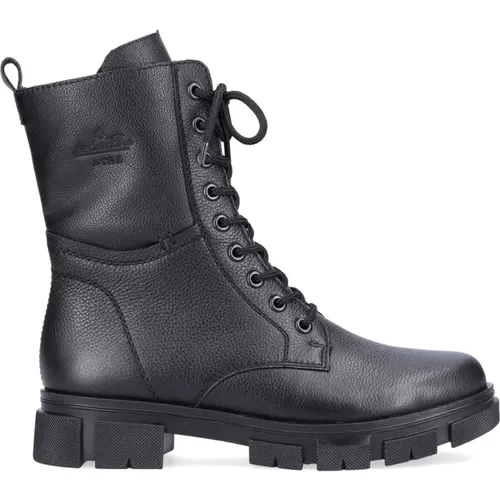 Schwarze geschlossene Stiefeletten für Damen , Damen, Größe: 40 EU - Rieker - Modalova