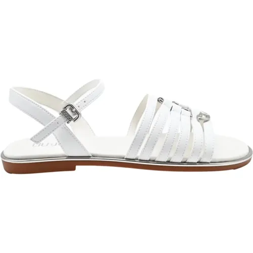 Weiß Silber Sandale Mädchen Sneakers , Damen, Größe: 37 EU - Liu Jo - Modalova