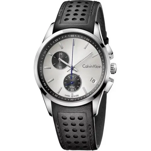 Modern Man Silver Quartz Watch , male, Sizes: ONE SIZE - Calvin Klein - Modalova