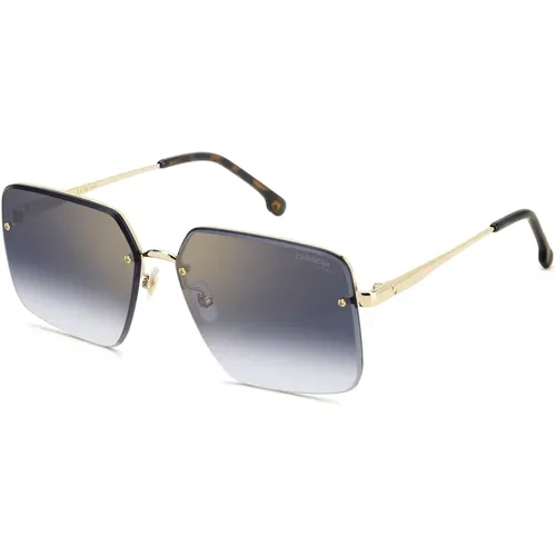 Gold Blue Shaded Sunglasses , female, Sizes: 61 MM - Carrera - Modalova