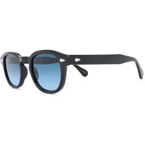 Lemtosh Base2 SUN Denim Blue Sunglasses , unisex, Sizes: 49 MM - Moscot - Modalova