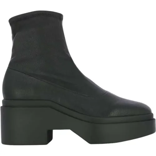 Eleganter Elastischer Lederstiefelette , Damen, Größe: 37 1/2 EU - Clergerie - Modalova