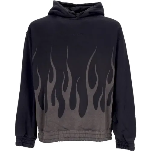 Corrosive Flames Hoodie , male, Sizes: M, S, XL, XS, L - Vision OF Super - Modalova