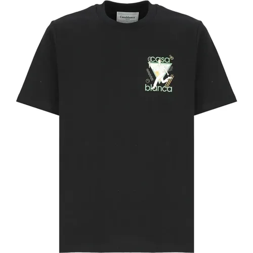 Le Jeu Cotton T-shirt for Men , male, Sizes: S, L - Casablanca - Modalova